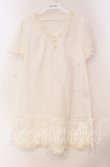 画像1: PINK HOUSE / レース配色シャツチュニック  シロ O-25-10-31-076-LO-OP-IG-OS (1)