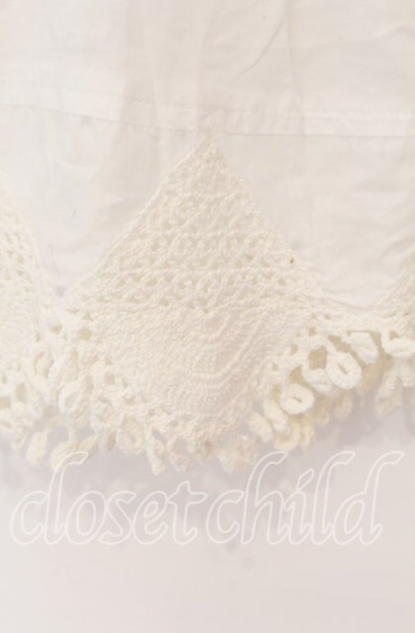 画像3: PINK HOUSE / レース配色シャツチュニック  シロ O-25-10-31-076-LO-OP-IG-OS (3)