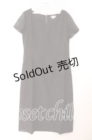 画像: TOMATSU / 刺繍リネンワンピース 38 ブラウン O-25-10-31-085-LO-OP-IG-OS