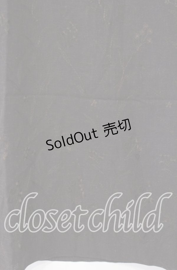 画像2: TOMATSU / 刺繍リネンワンピース 38 ブラウン O-25-10-31-085-LO-OP-IG-OS (2)