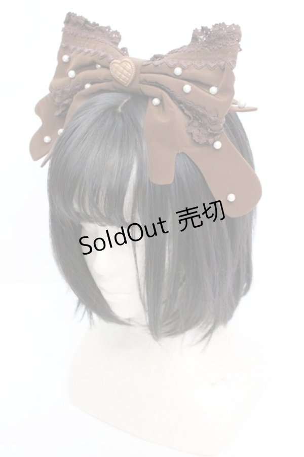 画像1: BABY,THE STARS SHINE BRIGHT / La Patisserie Chocolatカチューシャ  ブラウン O-25-10-31-2037-BA-AC-IG-OS (1)