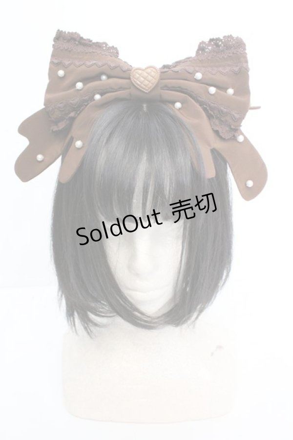 画像2: BABY,THE STARS SHINE BRIGHT / La Patisserie Chocolatカチューシャ  ブラウン O-25-10-31-2037-BA-AC-IG-OS (2)