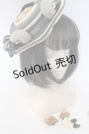 画像: Hoshibako Works / ベアーズベーカリー　カクテルハット  グレー O-25-10-31-2048-LO-AC-OW-OS