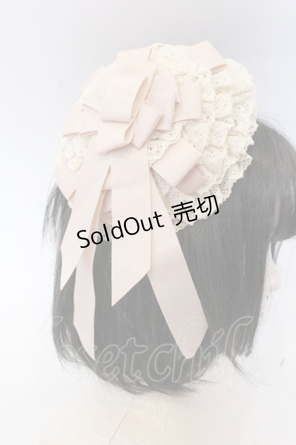 画像1: Hoshibako Works / クリームタルトカクテルハット  ピンク O-25-10-31-2049-LO-AC-OW-OS (1)