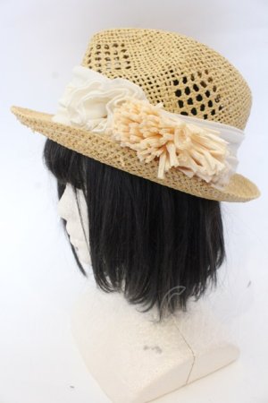 画像: axes femme / 中折ストローハット  ナチュラル O-25-10-31-2051-AX-AC-IG-OS