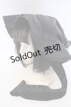 画像: Ozz Croce / 魔女ハット  ブラック O-25-10-31-2053-OO-AC-IG-OS