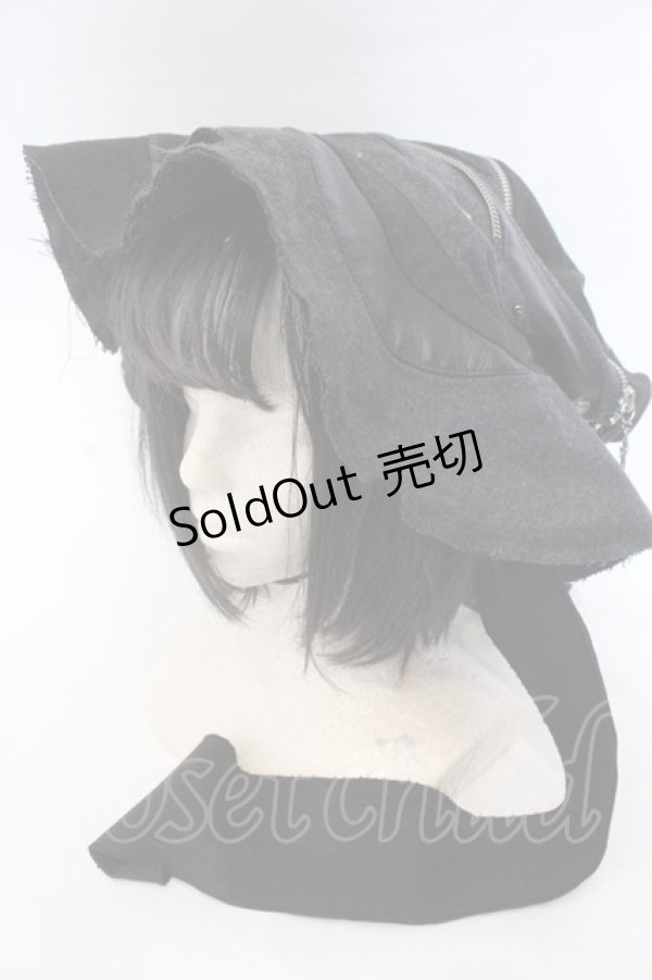 画像1: Ozz Croce / 魔女ハット  ブラック O-25-10-31-2053-OO-AC-IG-OS (1)