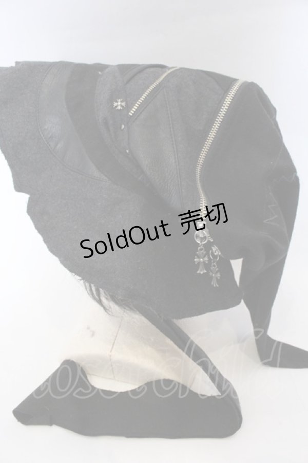 画像2: Ozz Croce / 魔女ハット  ブラック O-25-10-31-2053-OO-AC-IG-OS (2)