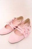 画像1: Angelic Pretty / お散歩リボンシューズ 23.5cm ピンク O-25-10-31-2061-AP-SH-IG-OS (1)