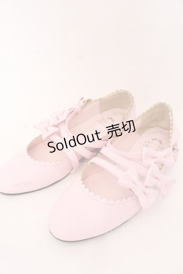 画像1: Angelic Pretty / お散歩リボンシューズ 23.5cm ピンク O-25-10-31-2061-AP-SH-IG-OS (1)
