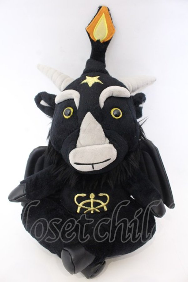 画像1: KILL STAR / KREEPTURE Dark Lord Plush Animal ぬいぐるみ  ブラック×グレー O-25-10-31-2068-SL-ZA-IG-OS (1)