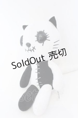 画像: HANGRY&ANGRY / ANGRYぬいぐるみ  ホワイト×ブラック O-25-10-31-2071-HN-ZA-IG-ZT