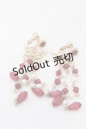 画像: axes femme POETIQUE / チャイナ蝶モチーフイヤリング  ゴールド O-25-10-31-2083-AX-AC-OW-ZT487-F004