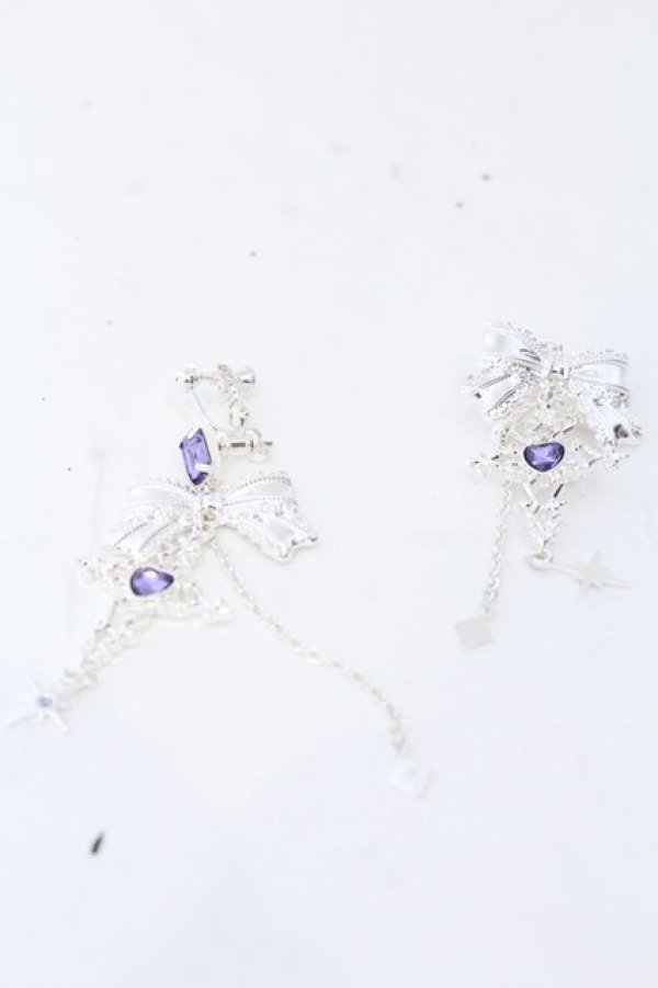 画像1: axes femme POETIQUE / ダークロマンスイヤリング  シルバー O-25-10-31-2085-AX-AC-OW-OS (1)