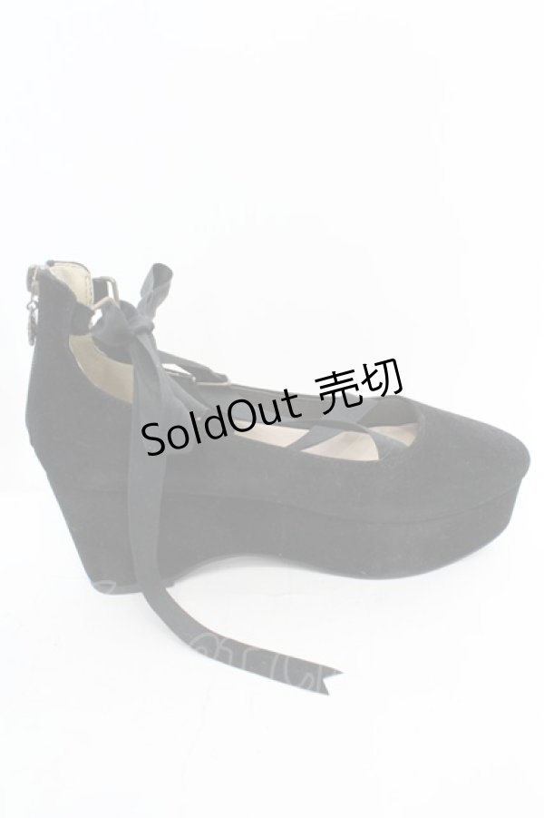 画像6: axes femme / 厚底レースアップシューズ M クロ O-25-10-31-2006-AX-SH-OW-ZT273 (6)