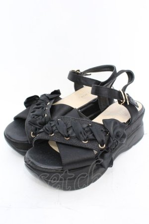 画像: axes femme / レースアップスポサン M クロ O-25-10-31-2008-AX-SH-OW-OS