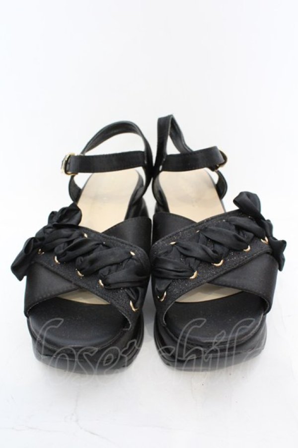 画像2: axes femme / レースアップスポサン M クロ O-25-10-31-2008-AX-SH-OW-ZT273 (2)