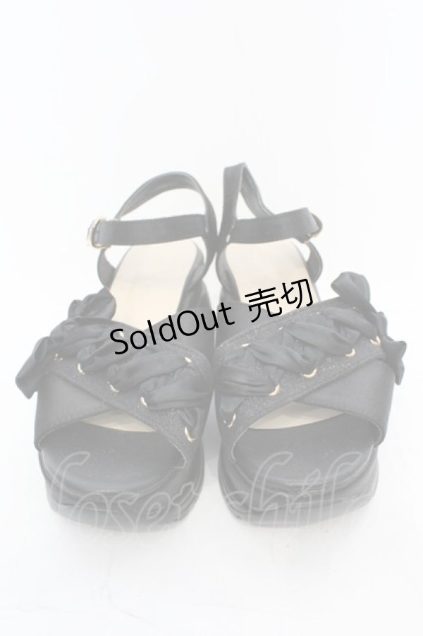 画像2: 【SALE】axes femme / レースアップスポサン M クロ O-25-10-31-2008-AX-SH-OW-ZT273 (2)