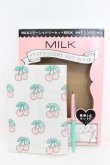 画像1: MILK / MILK STATIONERY SET BOOK  シロ×ピンク O-25-10-31-2018-ML-ZA-IG-ZT006 (1)