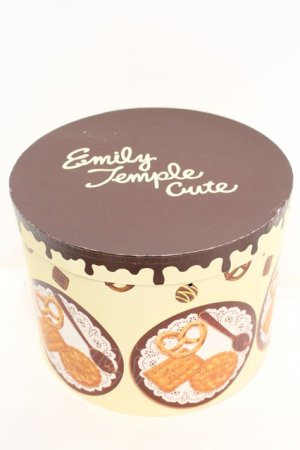 画像: Emily Temple cute / 帽子箱  プレッツェル柄 O-25-10-31-2023-ET-ZA-IG-OS