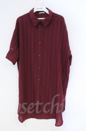 画像: axes femme / マルチビスチェ付チュニック【ビスチェ欠品】  ワイン O-25-10-31-3037-AX-BL-IG-OS