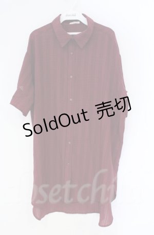 画像: axes femme / マルチビスチェ付チュニック【ビスチェ欠品】  ワイン O-25-10-31-3037-AX-BL-IG-OS