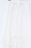 画像2: axes femme / ティアードコットンレーススカート  シロ O-25-10-31-3056-AX-CO-IG-OS (2)