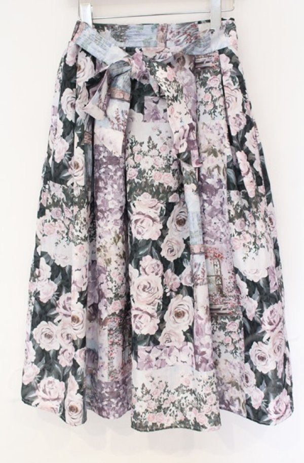 画像1: axes femme / パンテュールスカート  ピンク系 O-25-10-31-3057-AX-SK-IG-OS (1)