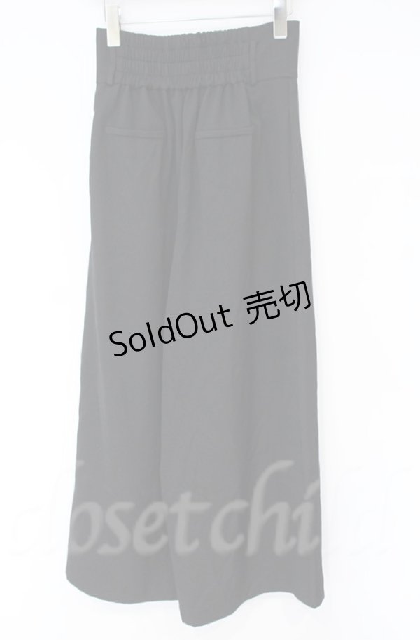 画像3: axes femme / ダブルベルトパンツ【ベルト欠品】  クロ O-25-10-31-3059-AX-PA-IG-OS (3)