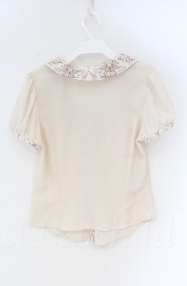 画像3: abilletage / 童話の世界 パフスリーブブラウス  アイボリー O-25-10-31-3065-GO-BL-IG-OS (3)