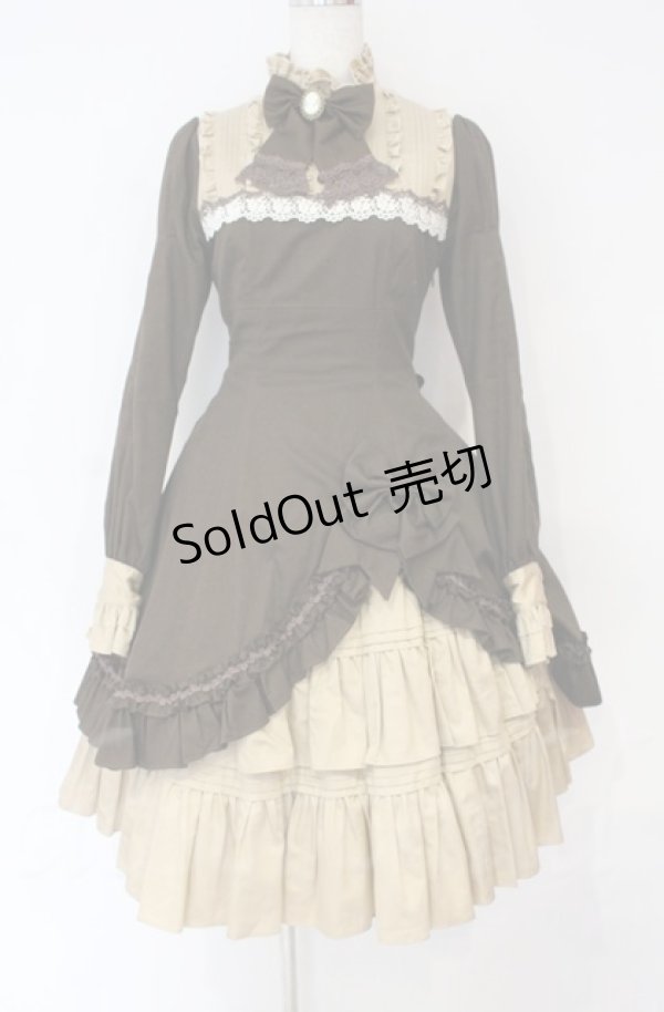 画像1: Mary Magdalene / プティフールドレス  クリームショコラ O-25-10-31-3067-CL-OP-IG-OS (1)