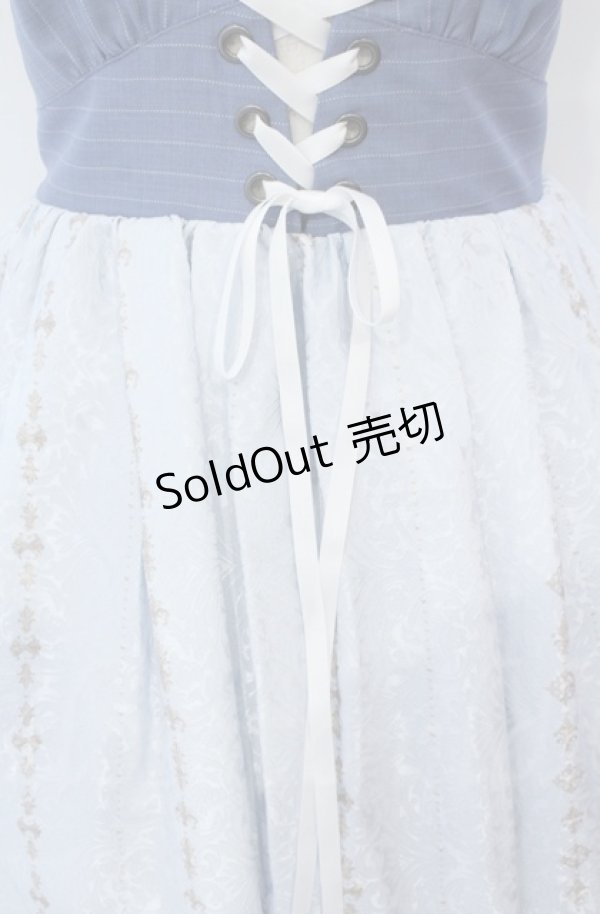 画像3: axes femme POETIQUE / チェスボードホルターワンピース  サックス O-25-10-31-3009-AX-SK-IG-OS (3)