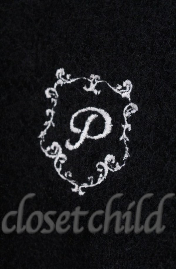 画像2: axes femme POETIQUE / モールニット風クロップドプルオーバー  クロ O-25-10-31-3002-AX-TO-IG-OS (2)