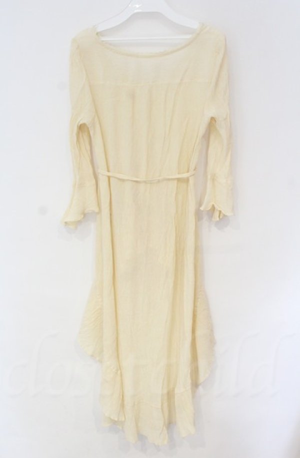 画像3: axes femme / ベルト付イレヘムカーデ  生成り O-25-10-31-3019-AX-TO-IG-OS (3)