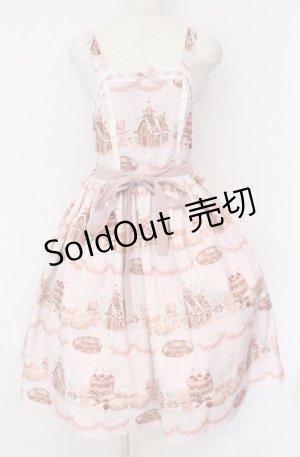 画像: axes femme kawaii / お菓子の家柄ジャンスカ  ピンク O-25-10-31-3020-AX-OP-IG-OS