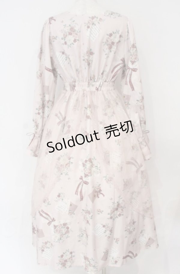 画像3: axes femme / ローズアンダヴィタシオンワンピース  ピンク O-25-10-31-3025-AX-OP-IG-OS (3)