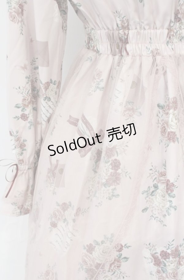 画像4: axes femme / ローズアンダヴィタシオンワンピース  ピンク O-25-10-31-3025-AX-OP-IG-OS (4)