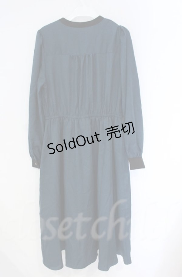 画像5: axes femme POETIQUE / 刺繍ケープ付きワンピース  グリーン O-25-10-31-3027-AX-OP-IG-OS (5)