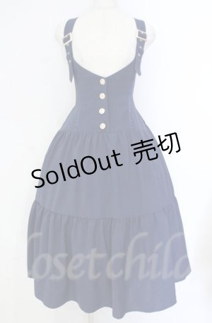 画像: axes femme POETIQUE / ティアードジャンスカ  ネイビー O-25-10-31-3029-AX-OP-IG-OS