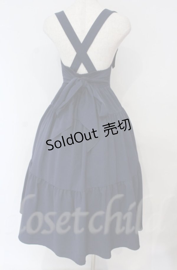 画像3: axes femme POETIQUE / ティアードジャンスカ  ネイビー O-25-10-31-3029-AX-OP-IG-OS (3)