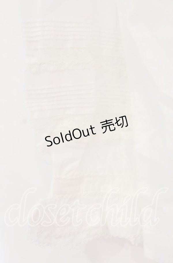 画像3: WONDERFUL WORLD / フリルレースブラウス  シロ O-25-10-31-014-LO-BL-IG-OS (3)