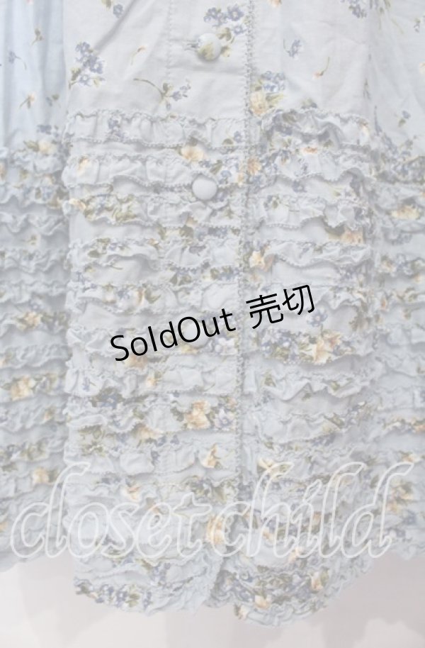 画像3: PINK HOUSE / ブーケケープ風段々ワンピース【お直しあり】  サックス O-25-10-31-016-LO-OP-IG-OS (3)