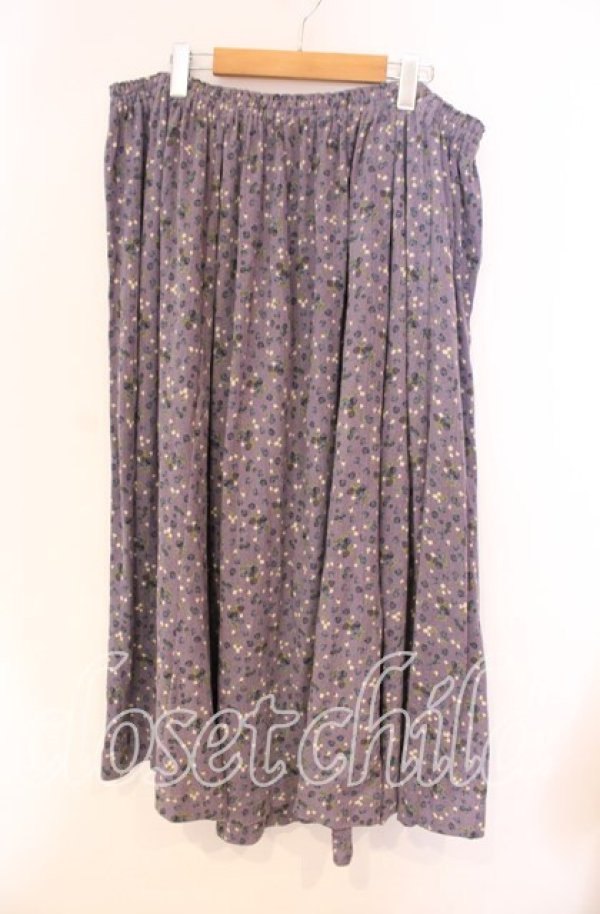 画像1: PINK HOUSE / ベリー柄スカート  パープル O-25-10-31-018-LO-SK-IG-OS (1)