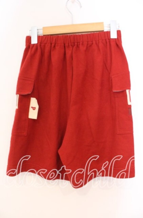 画像4: PINK HOUSE / パッチスウェットショートパンツ  アカ O-25-10-31-020-LO-PA-IG-ZT333 (4)