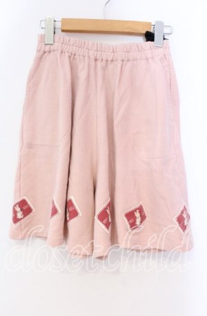 画像: MOMY'S WORLD / パッチスウェットパンツ  ピンク O-25-10-31-024-LO-SK-IG-OS