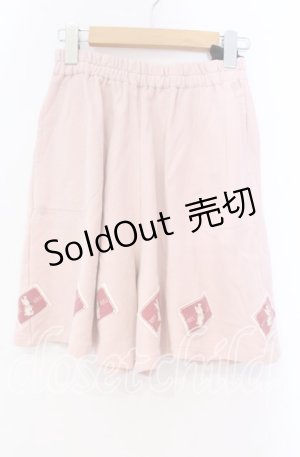 画像: 【SALE】MOMY'S WORLD / パッチスウェットパンツ  ピンク O-25-10-31-024-LO-SK-IG-ZT341