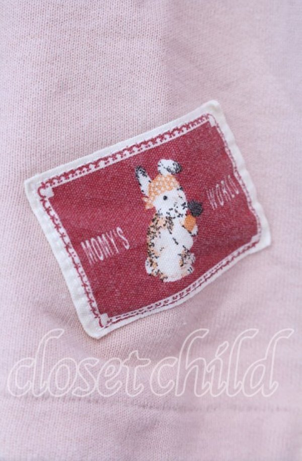 画像2: MOMY'S WORLD / パッチスウェットパンツ  ピンク O-25-10-31-024-LO-SK-IG-OS (2)