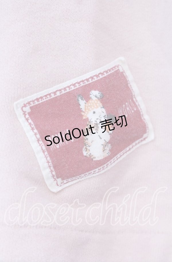画像2: 【SALE】MOMY'S WORLD / パッチスウェットパンツ  ピンク O-25-10-31-024-LO-SK-IG-ZT341 (2)