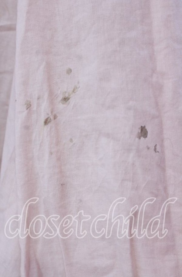 画像3: PINK HOUSE / ピンタックフリル長袖ブラウス【お直しあり】  ピンク O-25-10-31-003-LO-OP-IG-OS (3)