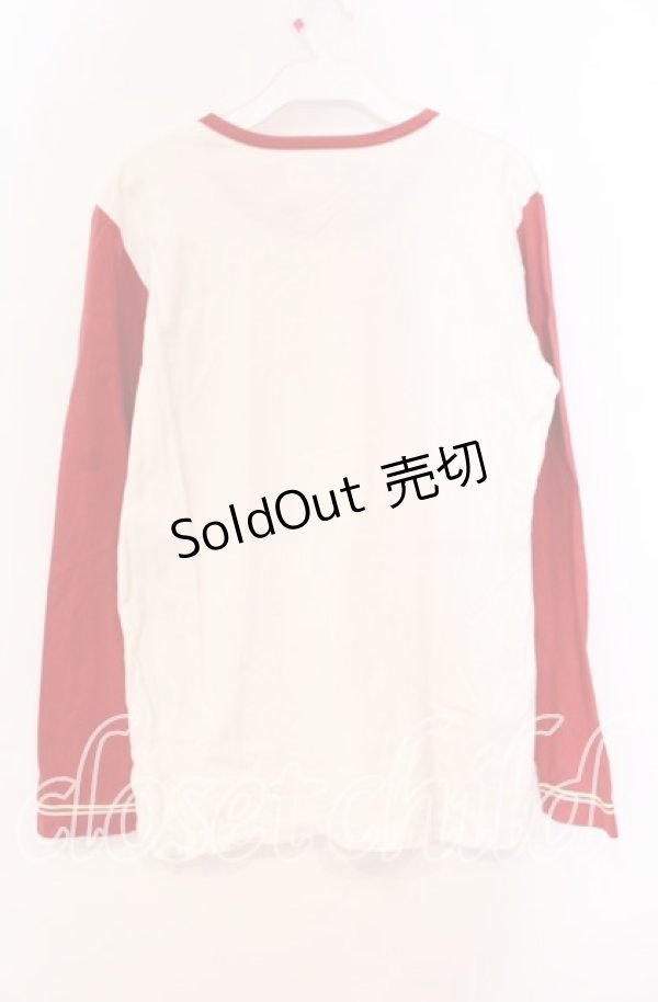 画像3: PINK HOUSE / プリントラグランカットソー  ホワイト×アカ O-25-10-31-027-LO-TO-IG-ZT070 (3)